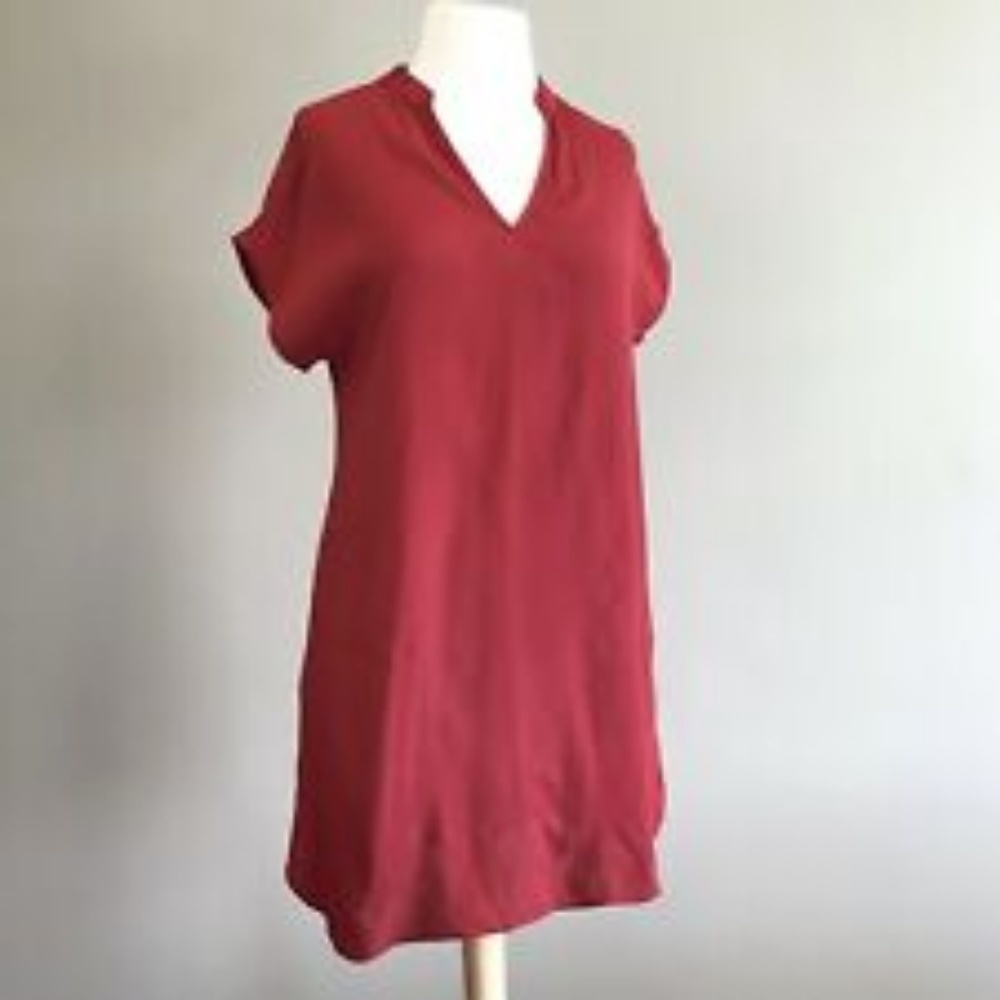 Madewell Bicoastal Dress in Crimson - Picture 3 of 3